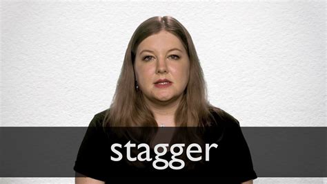 Stagger in Tagalog.